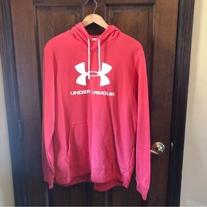 Under Armour Men's Sportstyle Terry Logo Hoodie Size Large